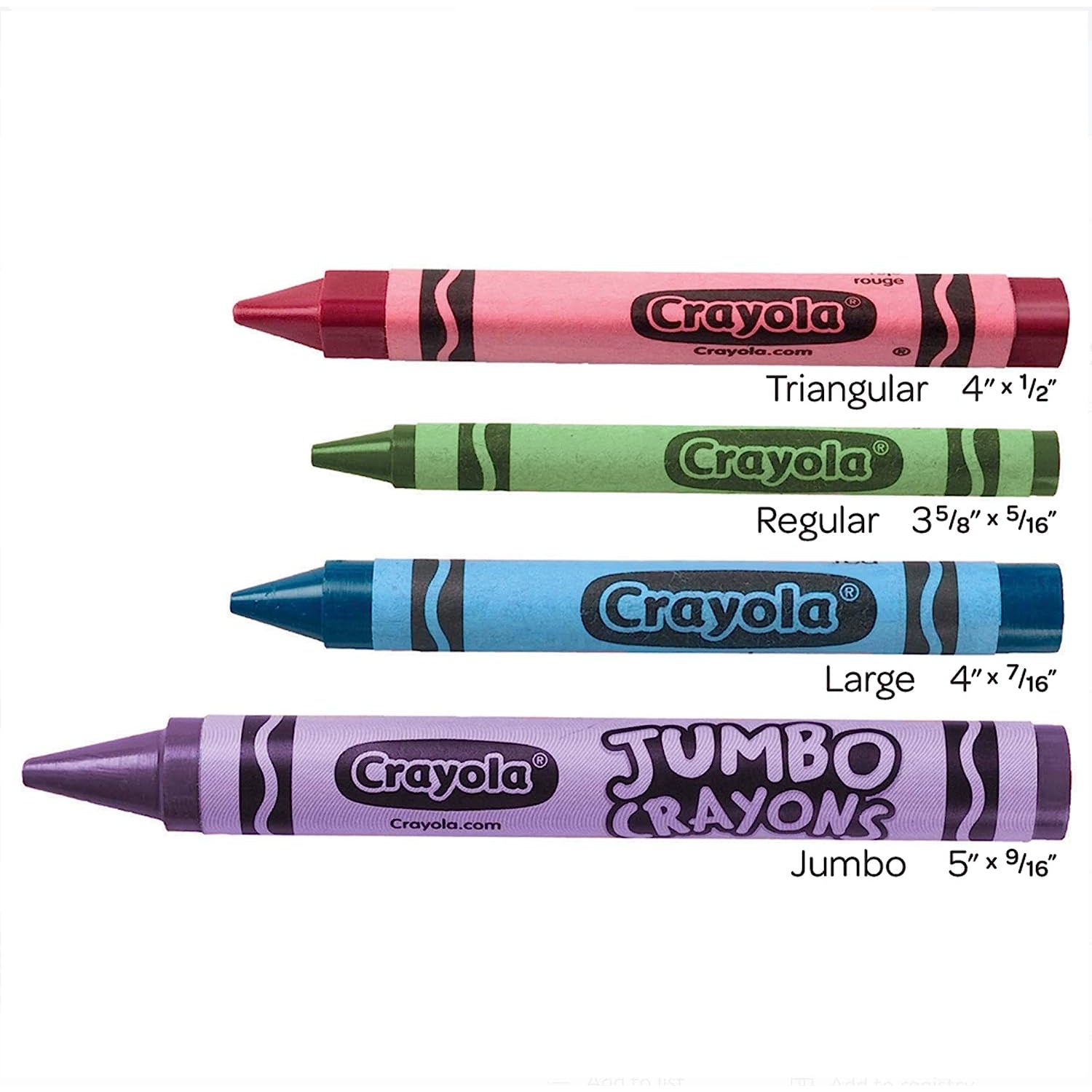 Crayola Crayon Box with Sharpener, 64 ct