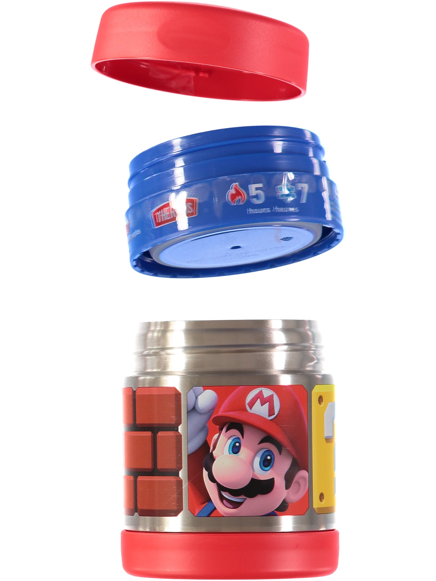 Thermos Funtainer Stainless Steel Food Jar (10 oz, Super Mario)