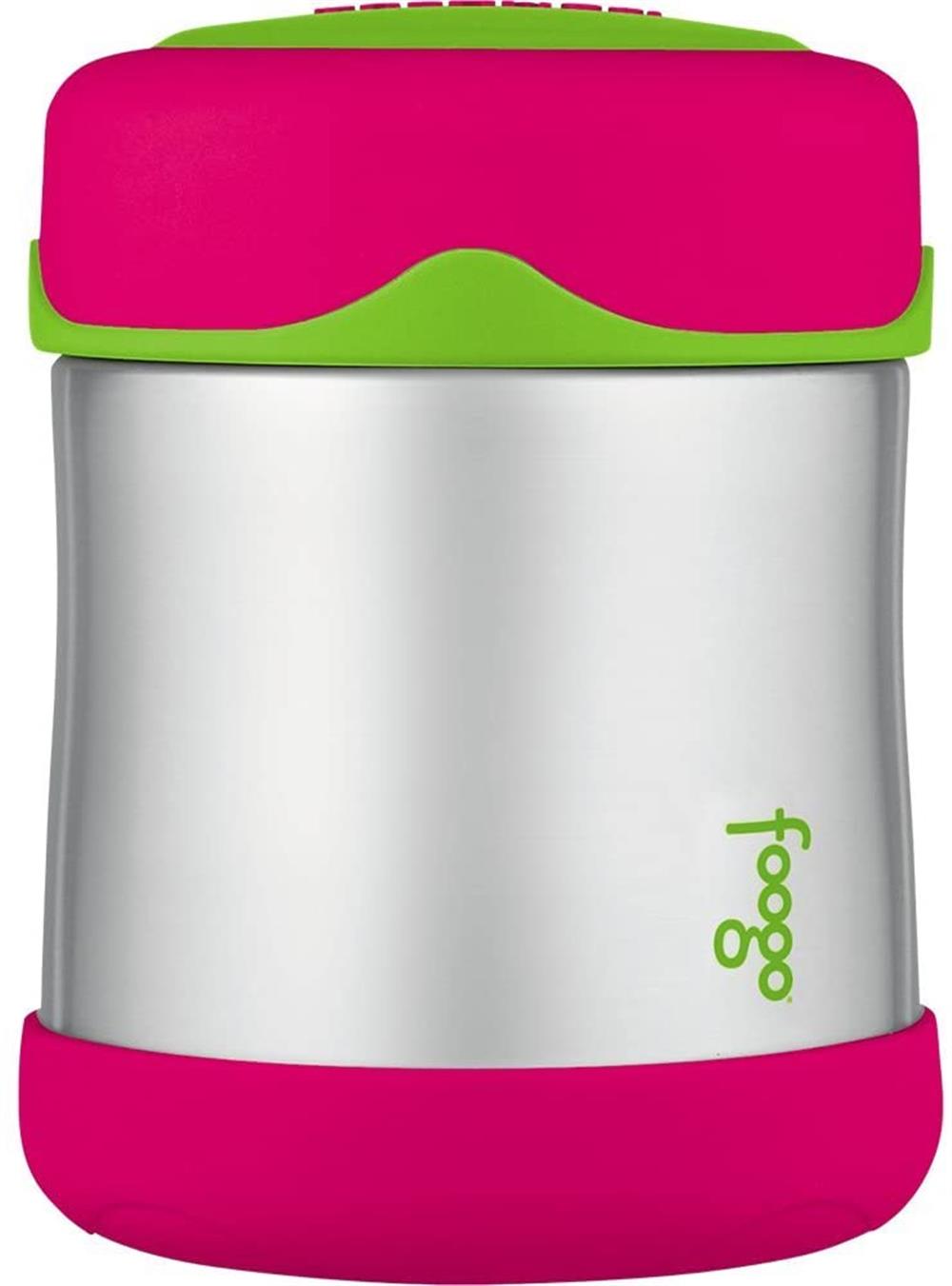 Thermos Foogo Insulated 10 Ounce Food Jar, Watermelon with Green