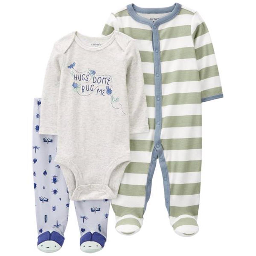 Carters 3-Piece Bugs Bodysuit Set