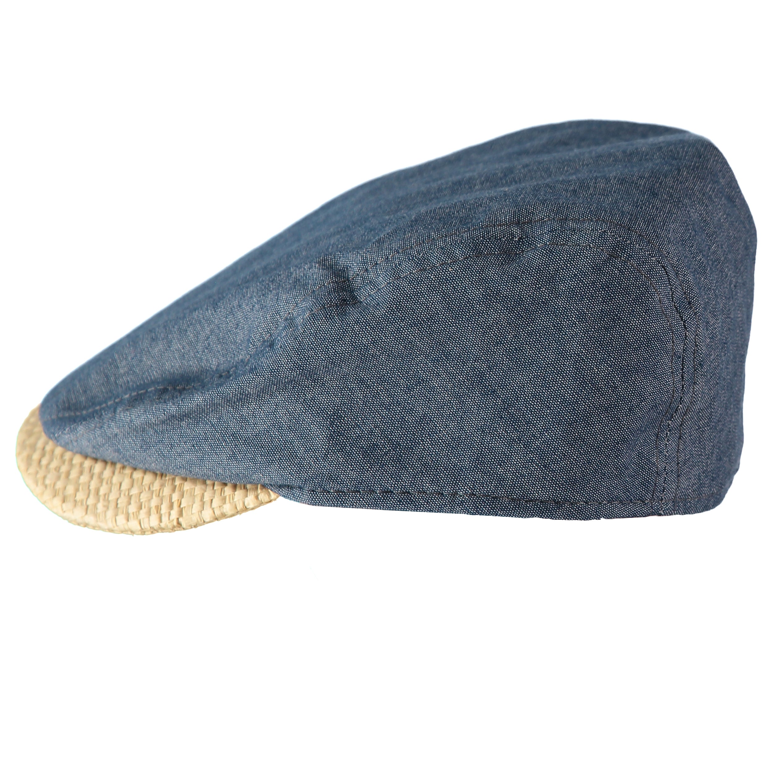 Addie & Tate Denim Chambray Cabbie Hat