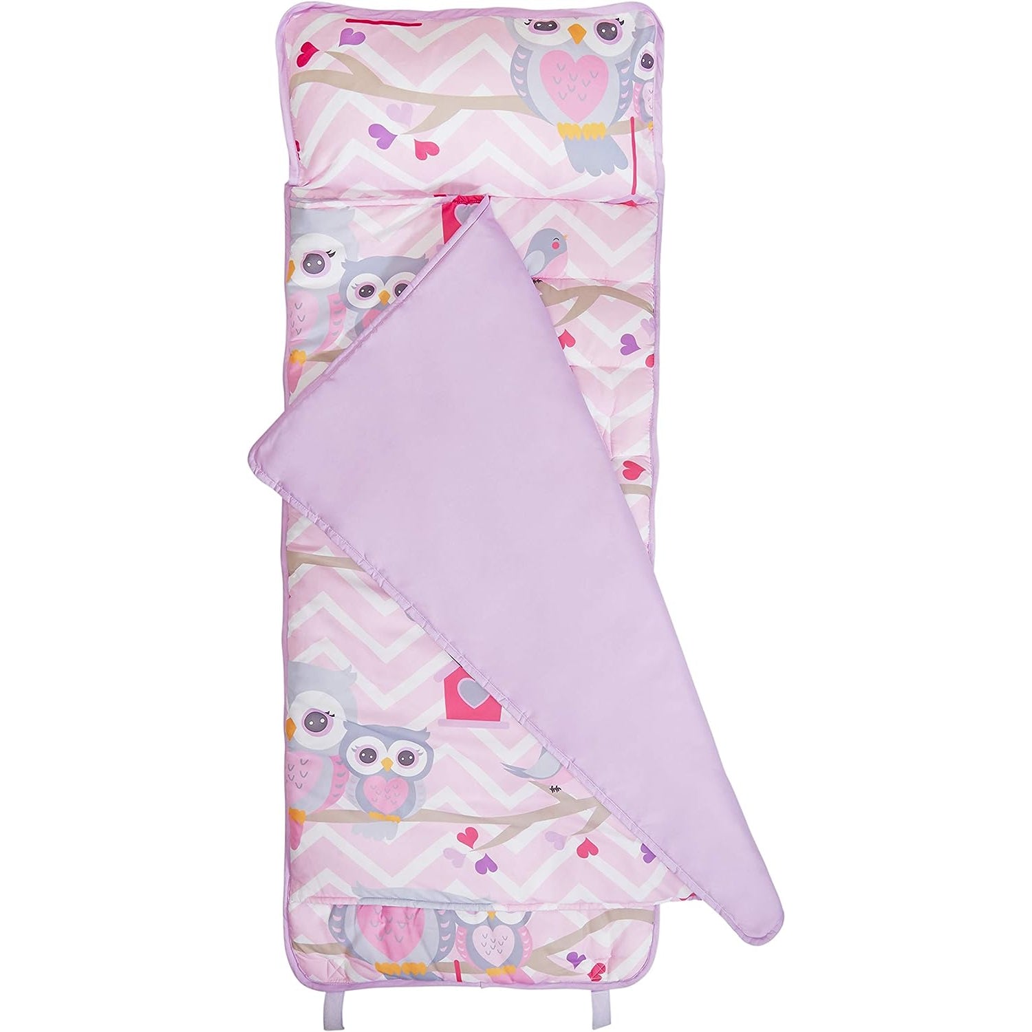 Everyday Kids Owl Toddler Nap Mat with Removable Pillow